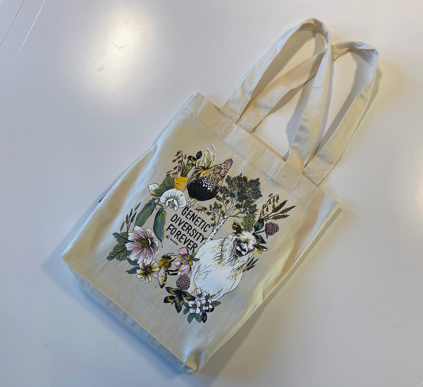 Tygpåse i slitstark canvas