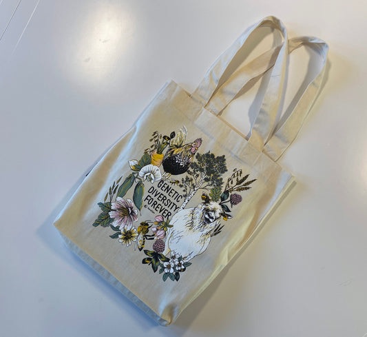 Tygpåse i slitstark canvas